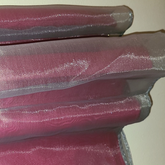 NWOT Apostrophe grey/fuschia full length skirt - Picture 2 of 8